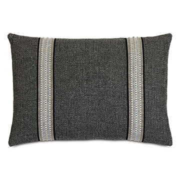 ENOCH TEXTURED BORDER DECORATIVE PILLOW