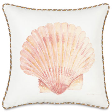HAND-PAINTED SCALLOP SHELL