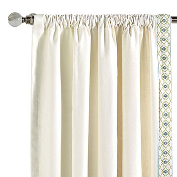 FILLY WHITE CURTAIN PANEL LEFT
