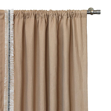 BREEZE SAND CURTAIN PANEL RIGHT