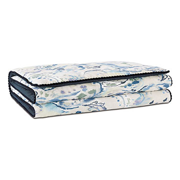 TABITHA WATERCOLOR PAISLEY BED SCARF