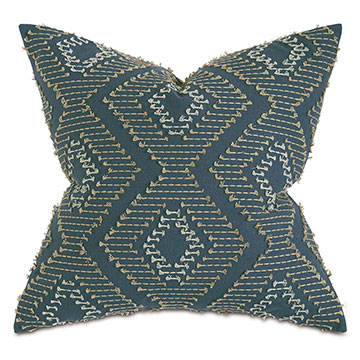 TRILLIUM DIAMOND FIL COUPE DECORATIVE PILLOW