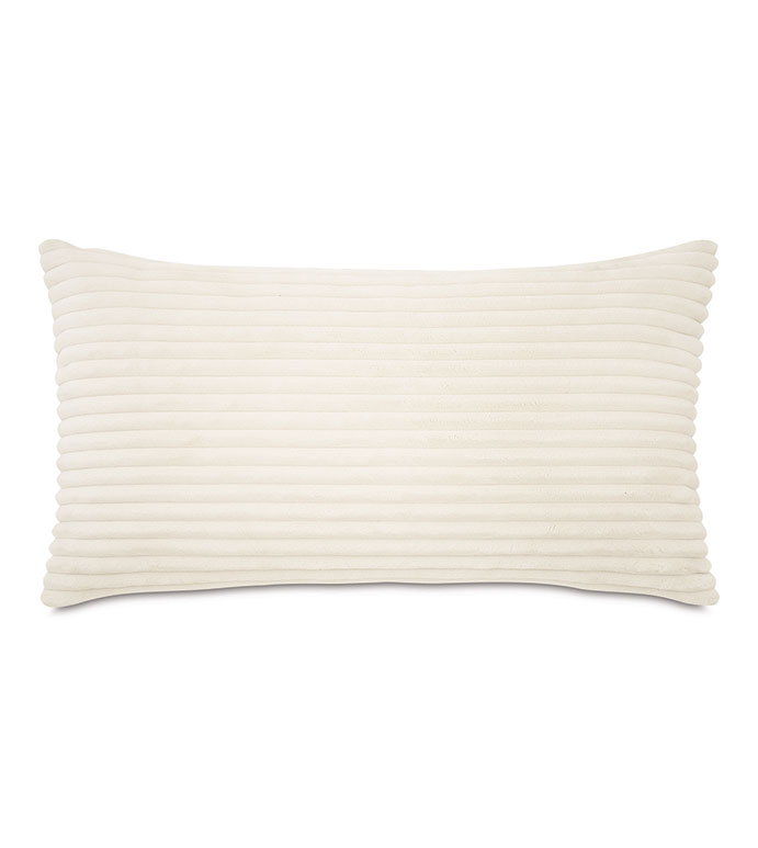  15X26 BISHOP CORDUROY DECORATIVE PILLOW