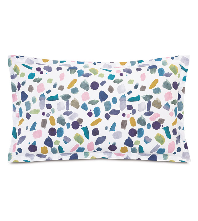  15X26 CHARLIE SPECKLED DECORATIVE PILLOW