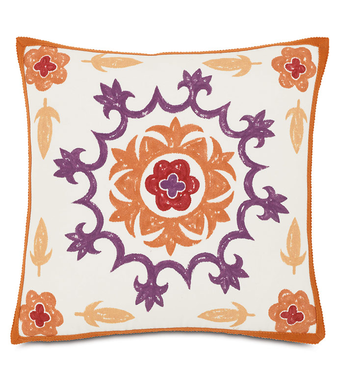  18X18 CURRY OUTDOOR PILLOW