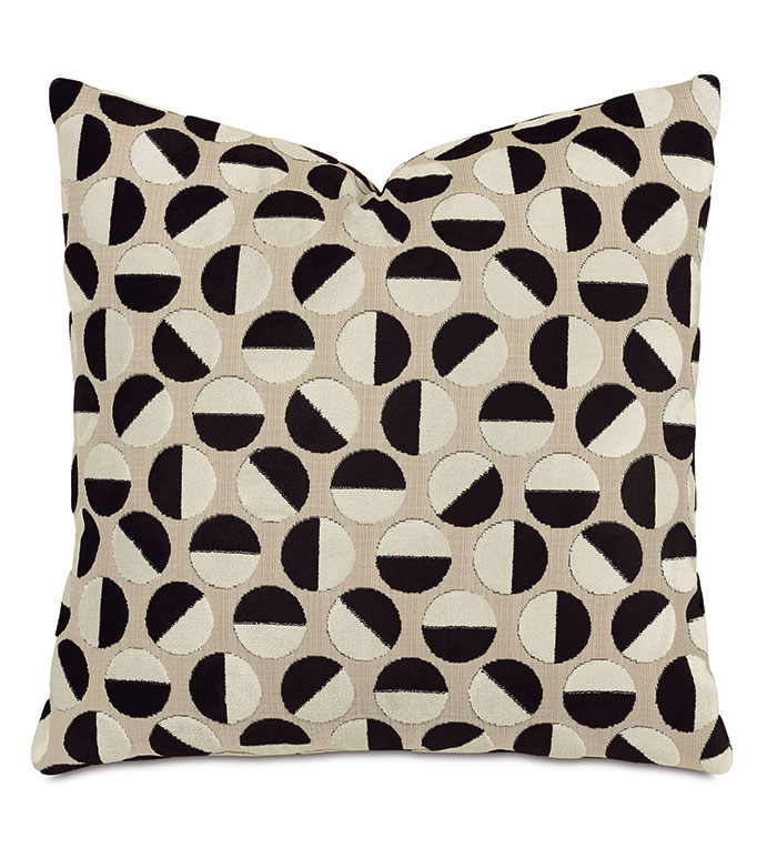  22X22 PIXIE DECORATIVE PILLOW IN BLACK