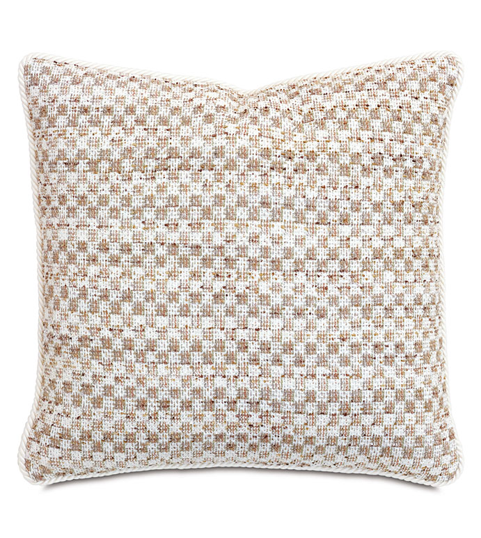  22X22 CASA GUAVA CHENILLE DECORATIVE PILLOW