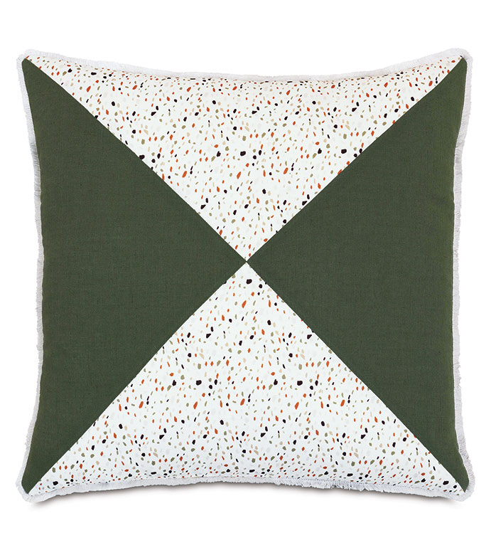  20X20 WILDER COLORBLOCKED DECORATIVE PILLOW