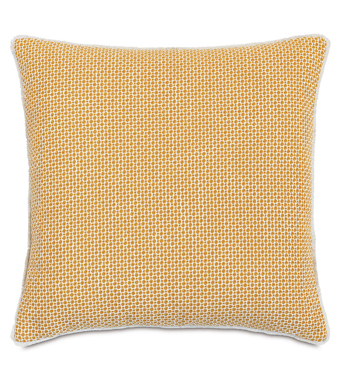  22X22 WILDER HONEYCOMB WOVEN DECORATIVE PILLOW