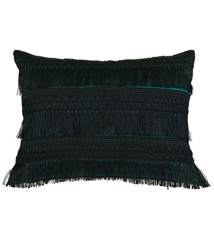  16X22 FREYA FRINGE DECORATIVE PILLOW