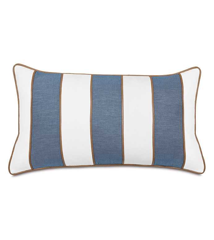  15X26 HALPRIN STRIPED DECORATIVE PILLOW