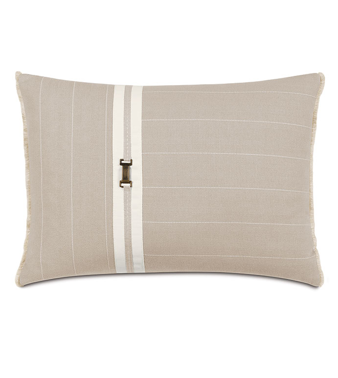  16X22 KELSO BUCKLE DECORATIVE PILLOW