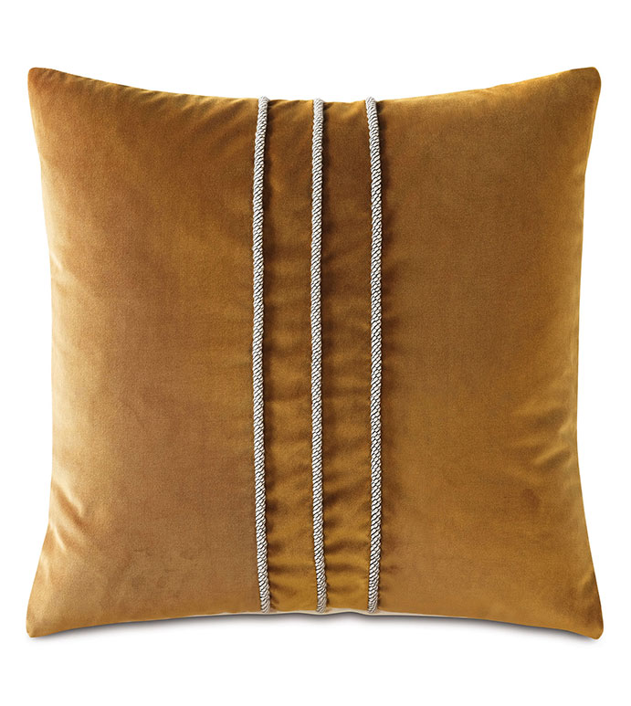  22X22 MEDARA VERTICAL CORD DECORATIVE PILLOW