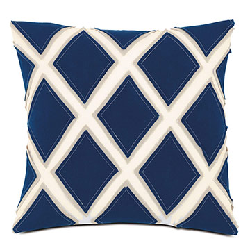  18X18 CRISS-CROSS OUTDOOR PILLOW