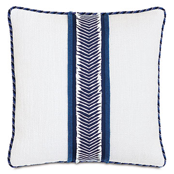 ɱ 20X20 COCOBAY RAFFIA TRIM DECORATIVE PILLOW